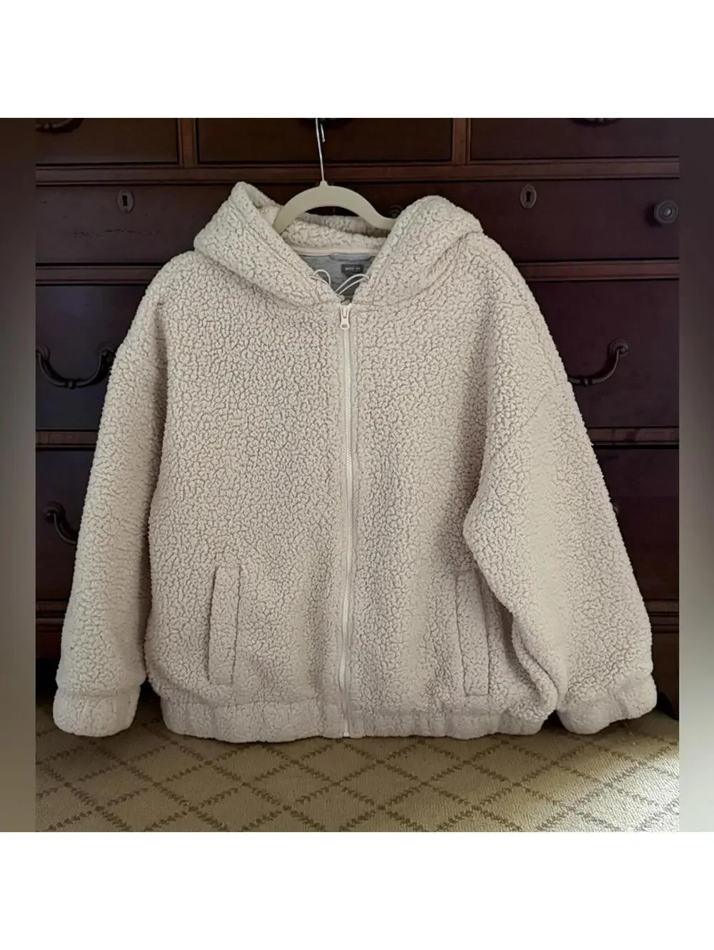 Aerie Cloud Sherpa Full zip Jacket M